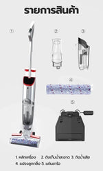 Airbot iClean เครื่องดูดฝุ่นถูพื้น 3 in 1 ดูด ถู ล้าง เครื่องดูดฝุ่นแบบแห้งเปียกอัจฉริยะ ครบจบในเครื่องเดียว ทำความสะอาดตัวเอง - Airbot Thailand